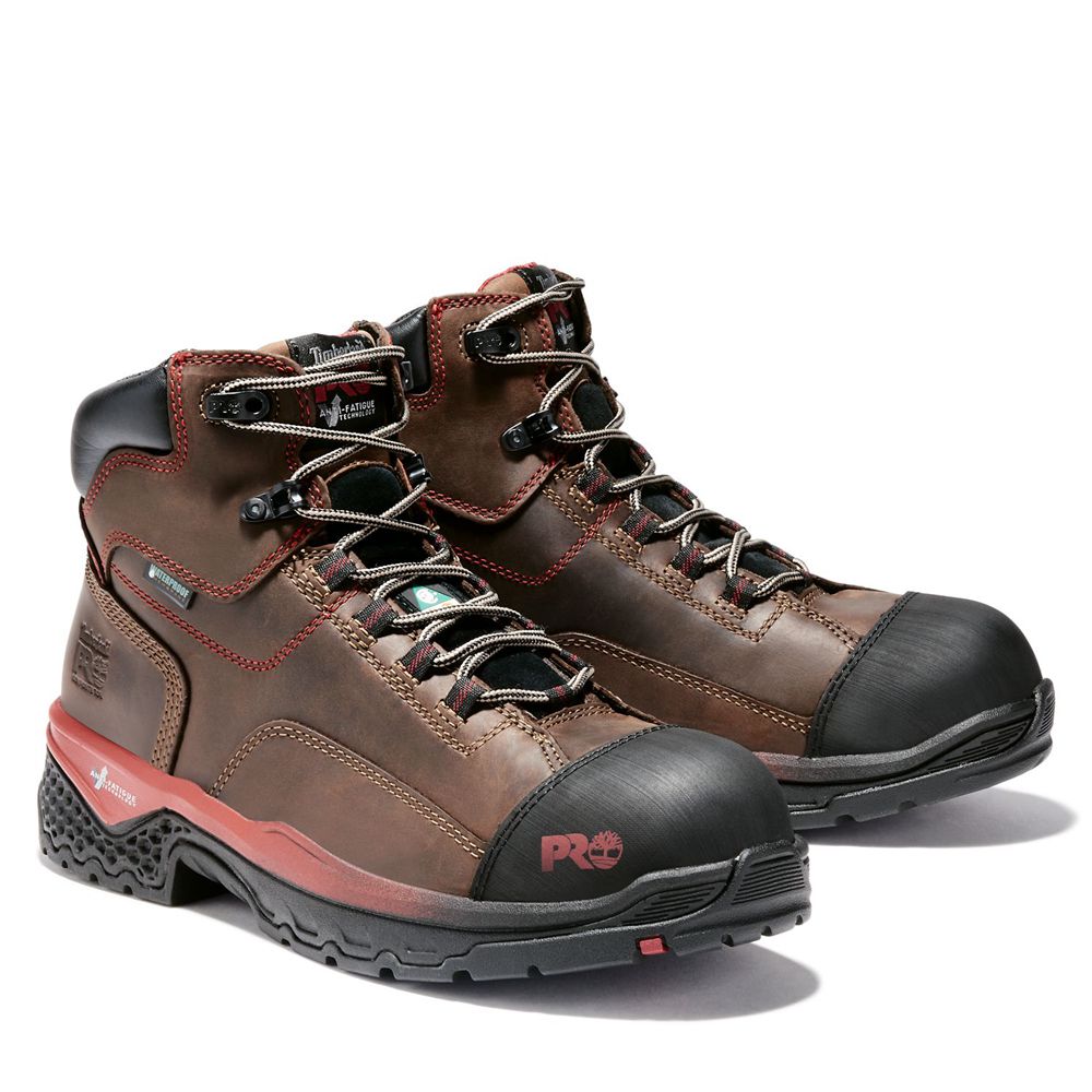 Bocanci De Muncă Timberland Barbati Maro/Negrii - Pro® Bosshog 6 Comp Toe - Romania - BTRMDI103